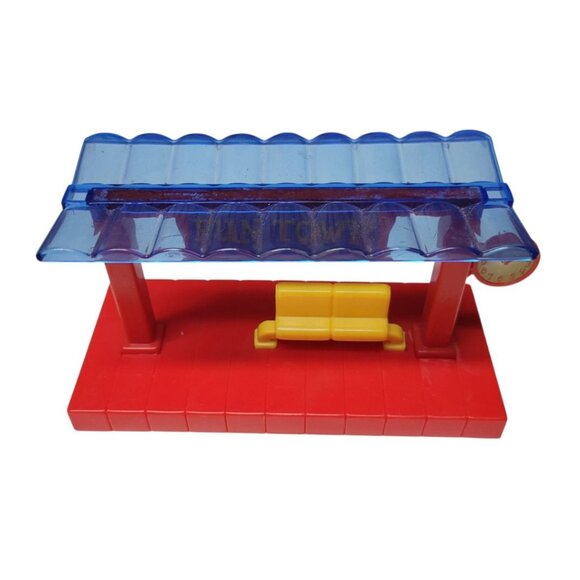 Keenway Fun Town Train Station Bench Plastic Toy Vintage Kids Replacement Clock - Picture 3 of 6